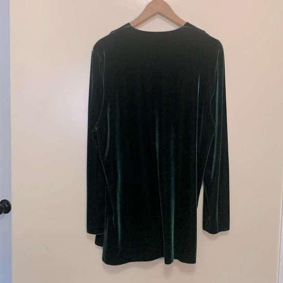 Luxurious Velvet Open Front Cardigan - Picture 2 of 6